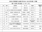 苏州大学附属尹山湖中学2024-2025学年第二学期第十五周工作安排